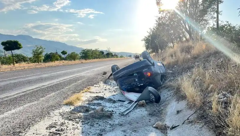 Adıyaman’da Meydana Gelen Kazada Otomobil Takla Attı: Şans Eseriydi!
