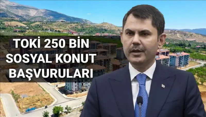 250 Bin TOKİ Sosyal Konut için Başvurular 2025'te Başlıyor!