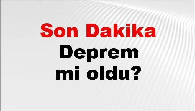 Kütahya'da Aniden Yaşanan Deprem: Son Durum ve Detaylar!