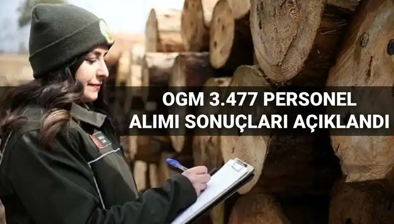 OGM 3.477 Personele Alım Sonuçları Açıklandı: Şoför ve Temizlik Personeli Detayları