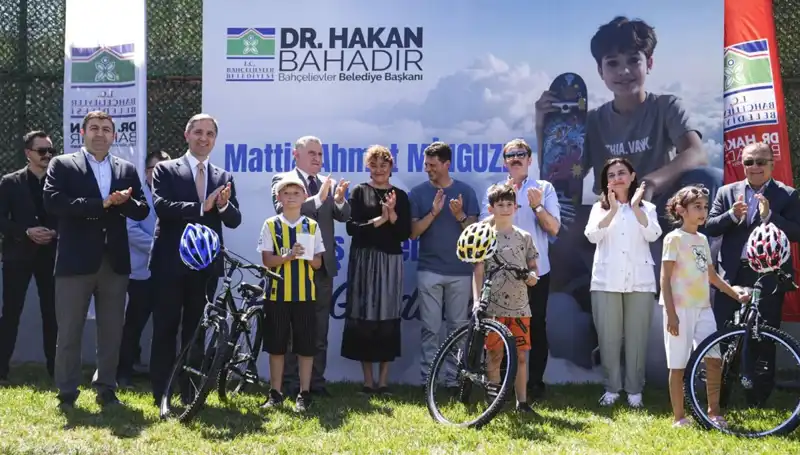 Bahçelievler'de Gençlere Özel Mattia Ahmet Minguzzi Skate Parkı Açıldı!