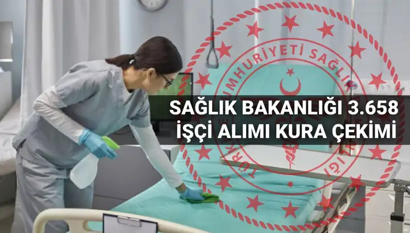 2025 Yılı Sağlık Bakanlığı Kura Tarihi: 3.658 İşçi Alımı İçin Geri Sayım Başladı